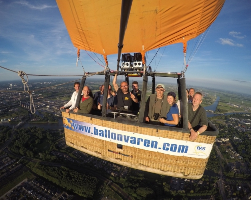 Luchtballon vanaf Utrecht naar Leerdam